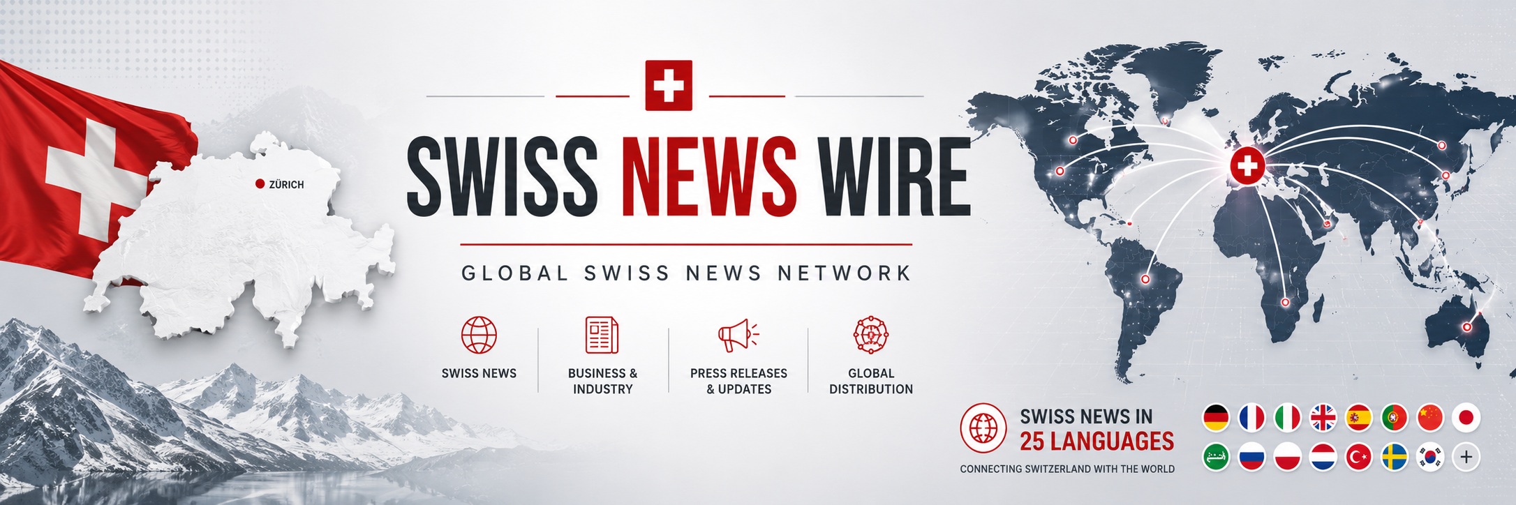 Swiss News Wire - Swiss News in 25 Languages
